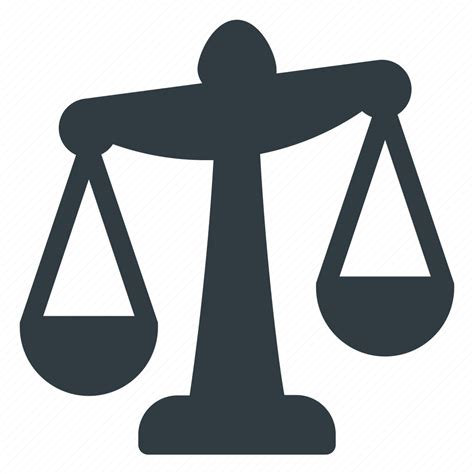 Balance Equal Equality Justice Scale Weight Icon Download On