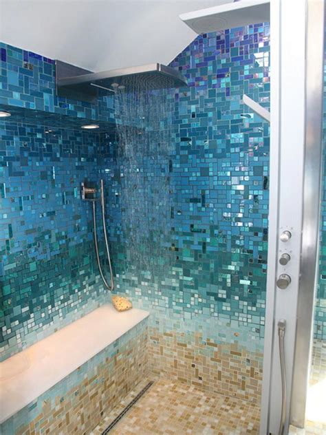 Beachbathroom Beach Bathroom In 2019 Glass Tile Bathroom Beach House