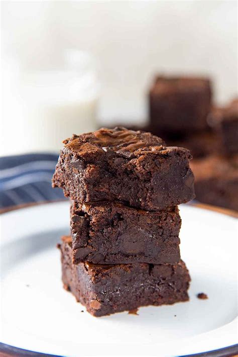 The Best Fudgy Chocolate Brownies Ever Double Fudge Cocoa Brownies