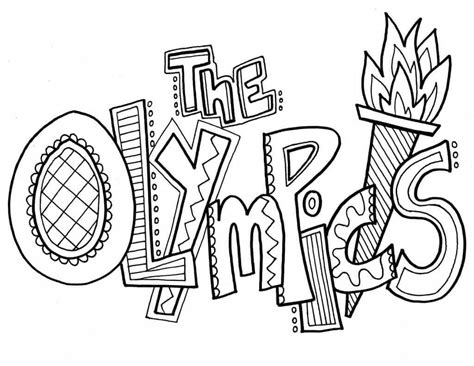 Olympic Coloring Pages Printable - Bltidm
