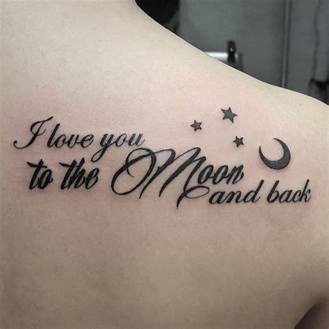 Image Result For I Love You To The Moon And Back Tattoo To The Moon