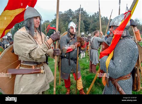 The 2006 Re Enactment Of The Battle Of Hastings In 1066 On The Site Of