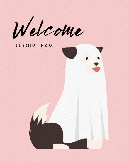 Our Group Free Welcome To The Team Group Card Free Welcome To The