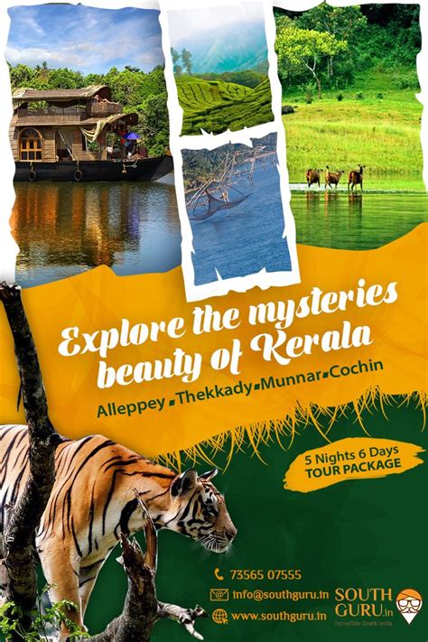 Explore The Mysteries Beauty Of Kerala Alleppey Thekkady Munnar Cochin
