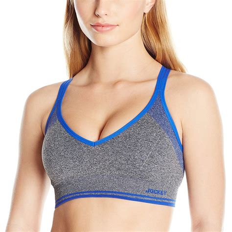 Women S Strappy Plunge Seamless Bra Admiral Blue C Ygomr Seamless Bra Women Seamless