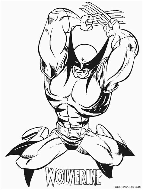 Unlock the world of marvel digital comics! Printable Wolverine Coloring Pages For Kids | Cool2bKids ...