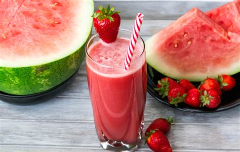 Watermelon And Strawberry Smoothie Recipe Organic Authority