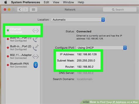 Now, in the server address field, enter the server specified by your provider. 4 Ways to Find Your IP Address on a Mac - wikiHow