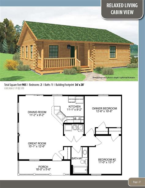 Lake House Plans Log Cabin Floor Plans Small Cabin Pl
