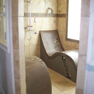 custom tile steam shower chris built heated custom
