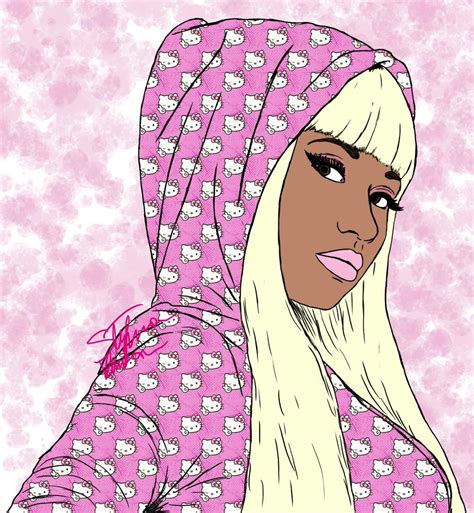 Nicki Minaj Cartoon Drawing At Paintingvalley Com Explore Collection