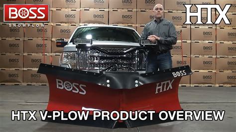 Htx V Plow Product Overview Boss Snowplow Youtube