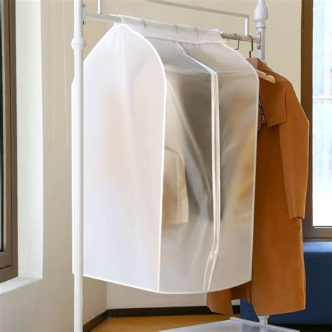 Jorlo Garment Clothes Cover Protector Closet Storage Bags Translucent