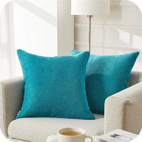 Top Finel Square Decorative Throw Pillow Covers Soft