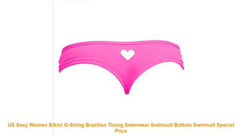 Us Sexy Women Bikini G String Brazilian Thong Swimwear Swimsuit Bottom