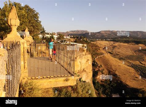 Ronda Spain The Town Sits On Top Of Tall Cliffs Giving Spectacular
