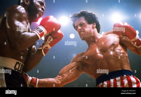 Rocky Iii 1982 Mgmua Entertainment Co Film With Sylvester Stallone At