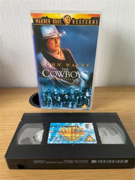 The Cowboys 1971 Vhs Tape John Wayne £200 Picclick Uk