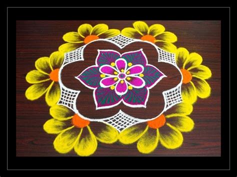 15 Beautiful And Colorful Kolam Rangoli Designs Ideas For Makar Sankranti