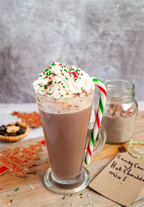 candy cane hot chocolate mix something sweet something savoury