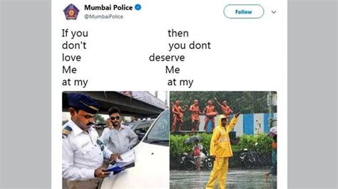 mumbai police cash in on viral ‘if you don t love me memes twitter is impressed latest news