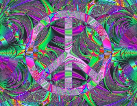 Psychedelic Peace Sign Hippie Love Hippie Peace Hippie Art Hippie