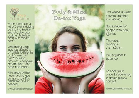 Mind And Body Detox Yoga Yoga Transforms