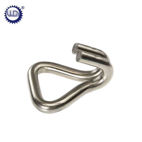 Custom Galvanized Metal Strap Double J Hook Metal Wire Forms Custom