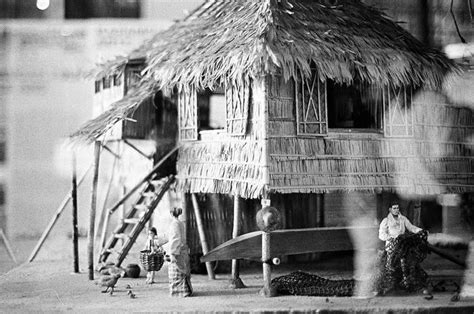 Nipa Hut Bahay Kubo Diorama Bahay Kubo Nipa Hut Old Philippines