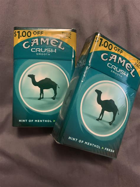 In the example of camel crush bold, the company was unable to show how the addition of a menthol capsule did not change consumer perception and. The new Camel Crush Smooth cigarettes. : Cigarettes