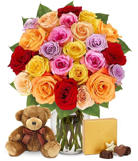Wow your mom this year with a beautiful mothers day flower arrangement, plant or balloon bouquet with sunday delivery this mother's day. Two Dozen Mixed Valentine's Day Roses with Chocolates and ...