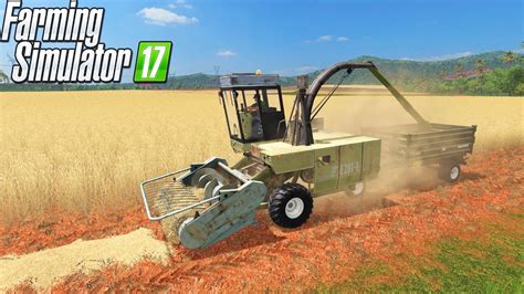 Farming Simulator 17 Forage Harvester And Straw Collecting Youtube
