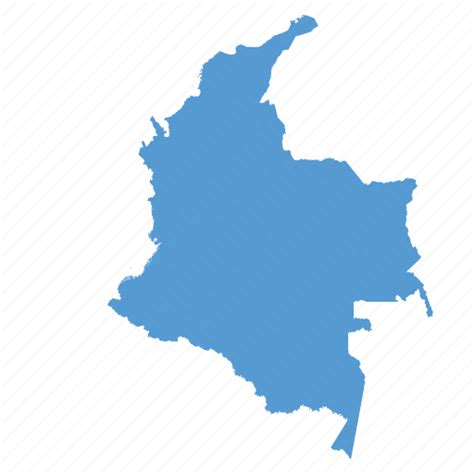 Colombia Colombian Country Location Map Navigation Icon