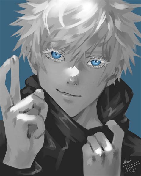 Satoru Gojo Infinite Void Jujutsu Kaisen Jujutsu Anime Fan Art