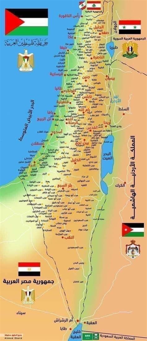 خريطة فلسطين بالورد كونتنت