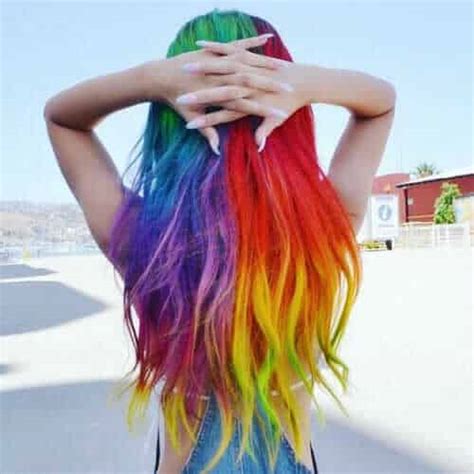 28 Rainbow Hair Colors Ideas Page 9 Of 28 Ninja Cosmico