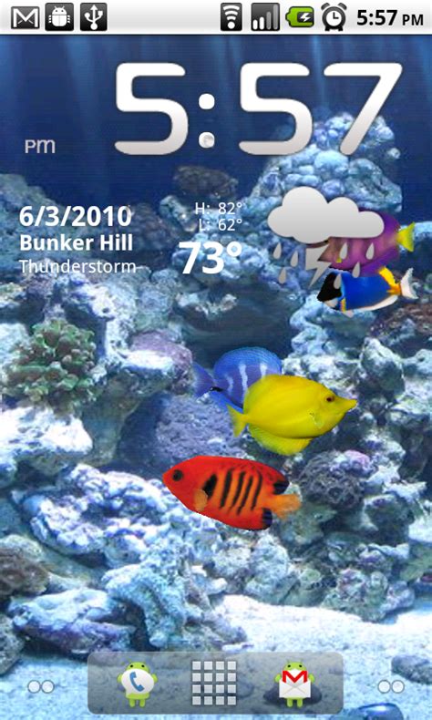 Android Quick App Aquarium Live Wallpaper Android Central