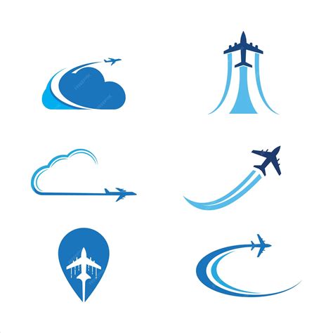 Premium Vector Airplane Icon Vector Illustration Design Logo Template