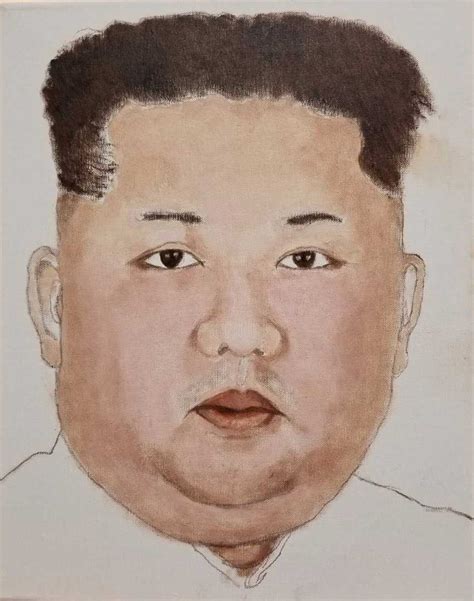 Kim Jong Un Rocket Man Oil On Canvas Original Artprofiler