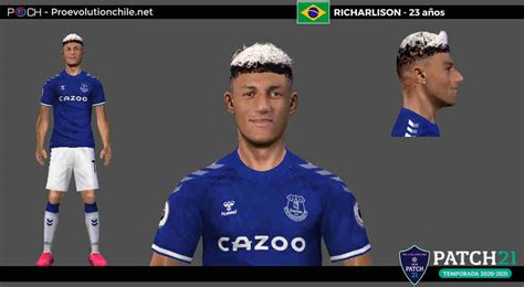 Explore kitbag para encontrar los everton fc kits completos oficiales que se ajustan a una camisa, calcetines y pantalones (r0, g0, b3) everton goalkeeper home kit. ultigamerz: PES 6 Richarlison (Everton) Face 2020-21 Fix