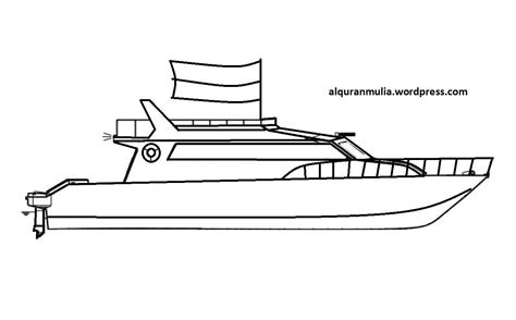 Gambar Sketsa Kapal Laut Kasturir