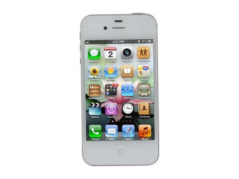 Apple Iphone 4s 32gb White 3g Cell Phone W 8 Mp Camera A5 Processor