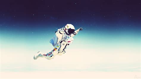 Astronaut Free Falling Space Sky Wallpaper Space Wallpaper Better