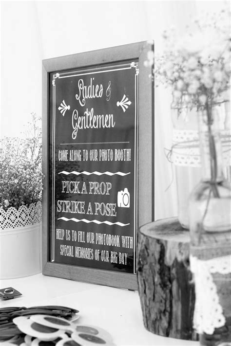 Photobooth Photo Book Chalkboard Quote Art Photo Booth