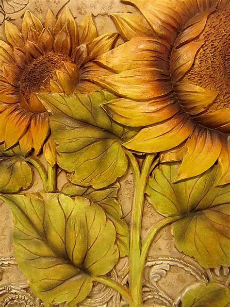 David Millenheft A Sunflower Warmth Sunflowers Mixed Media