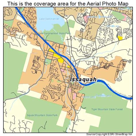 Aerial Photography Map Of Issaquah Wa Washington
