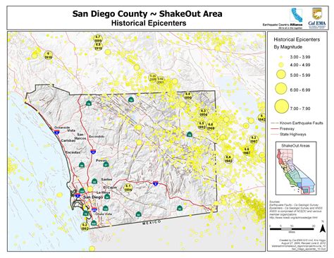 Great Shakeout Earthquake Drills San Diego County Earthquake Hazards