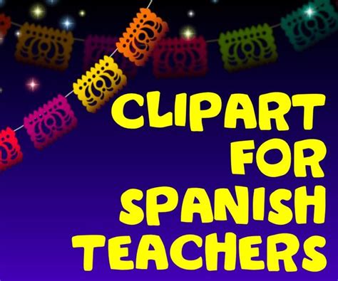 Language Teachers Cafe Spanish Teacher Clipart Spanish Classroom Decor Spanish Classroom
