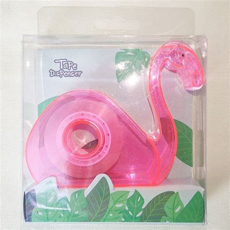 Creative Transparent Flamingo Tape Dispenser Cute Unicorn Tape Dispenser China Office Tape