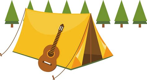 Camping Summer Camp Tent Illustration Clipart Full Size Clipart Pinclipart